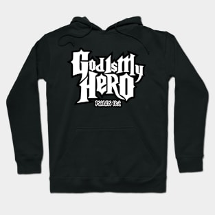 god is my hero, psalms 18:2 Hoodie